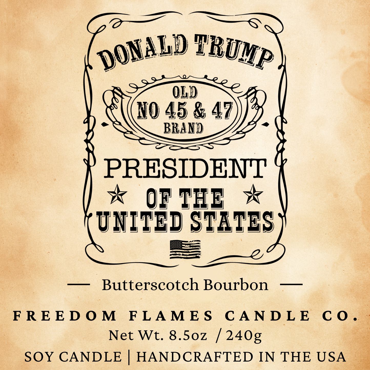Old No. 45 & 47 Brand (16oz Butterscotch Bourbon)