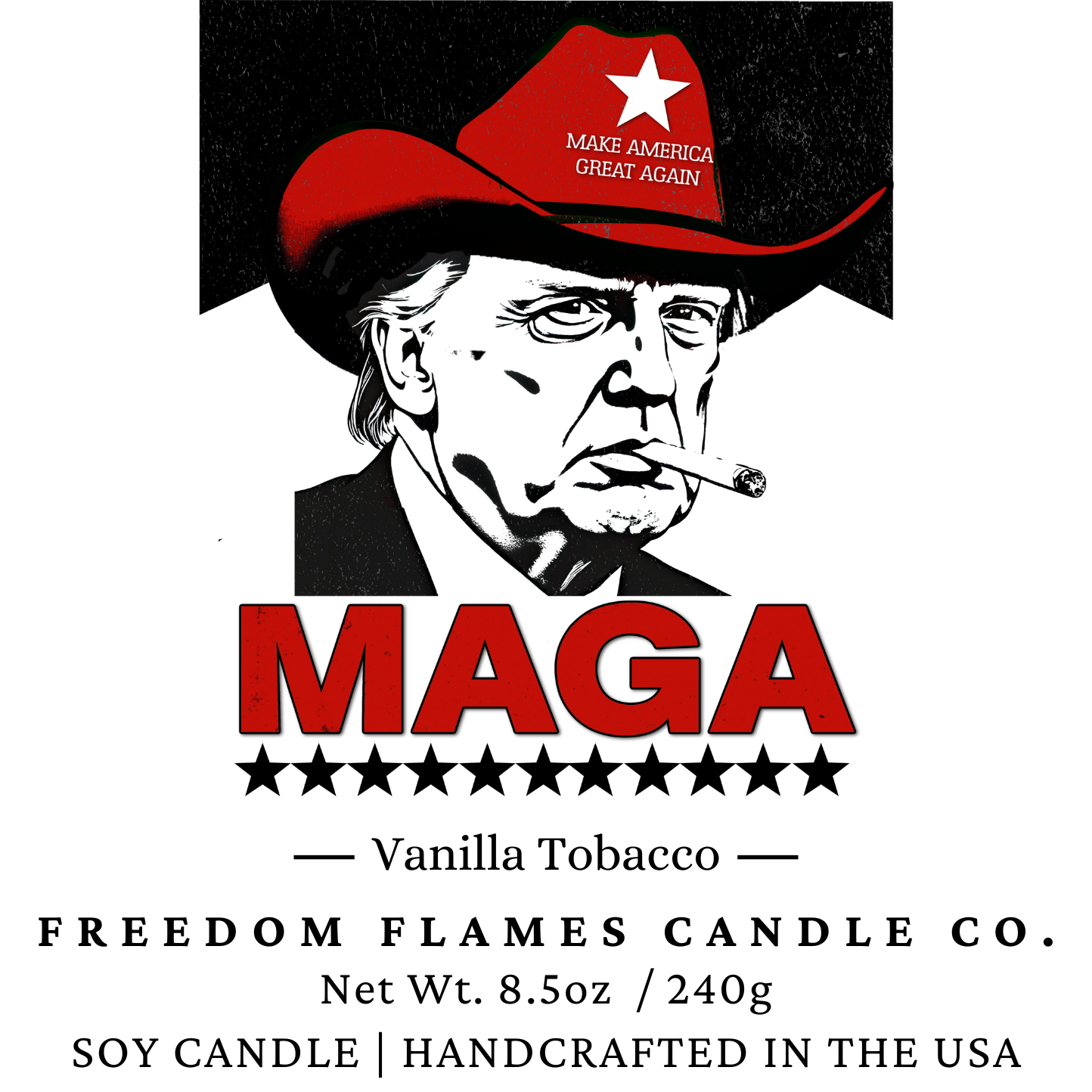 Cowboy Trump (16oz Vanilla Tobacco)