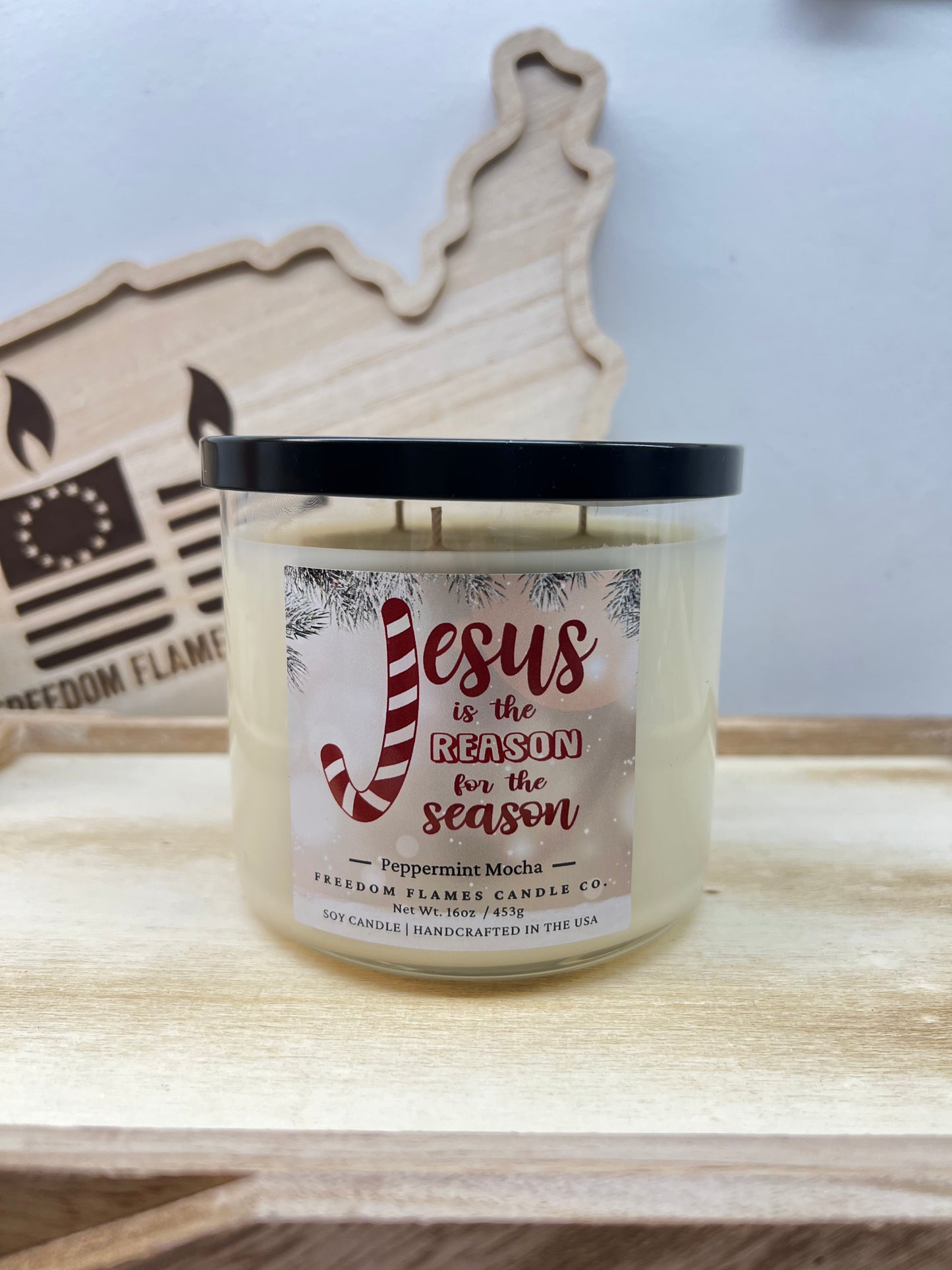Jesus is the Reason (Peppermint 3-Wick 16oz)