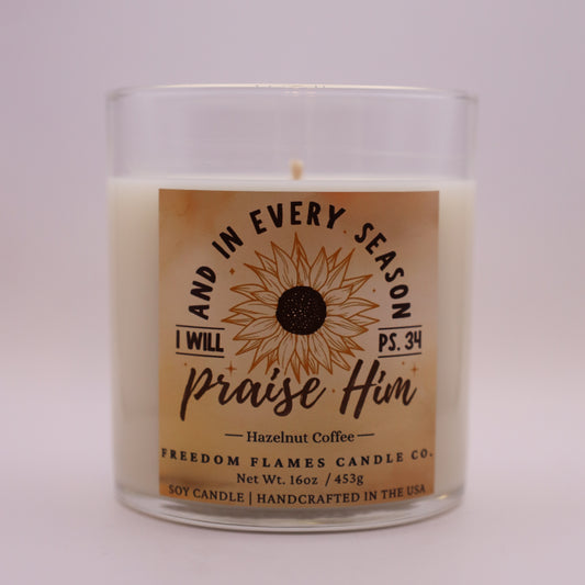 Psalm 34 (8.5oz Hazelnut Coffee)