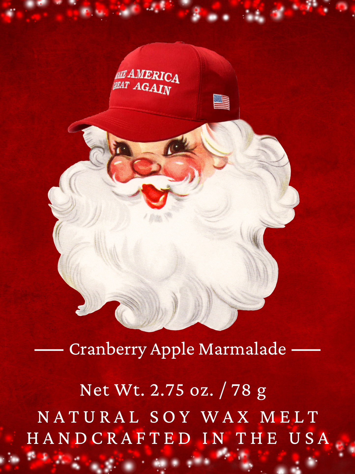 MAGA Santa (Cranberry Apple Marmalade Wax Melt)