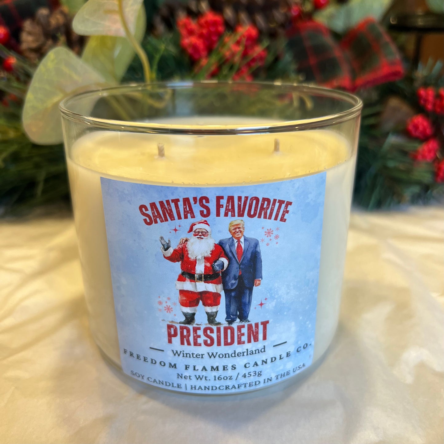 Santa's Favorite President (Winter Wonderland 3-Wick 16oz)