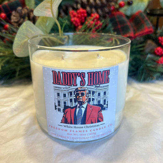 Daddy's Home (White House Christmas Tree 3-Wick 16oz)